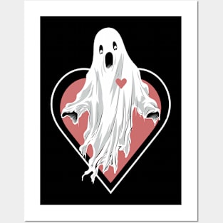 Scary love ghost Posters and Art